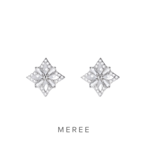 Meree Light Star Earring Sterling Silver Anting Wanita Anti Karat