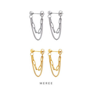 Meree Carmel Earring Stainless Steel Anting Unisex Tahan Karat