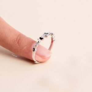 Meree Emilia Butterfly Ring Sterling Silver 925 Cincin Wanita Anti Karat