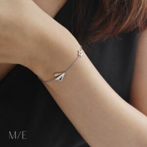 Meree – Papery Airplane Bracelet Stainless Steel 316 Gelang Wanita Tahan Karat