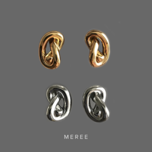 Meree Austin Knot Earring Stainless Steel Anting Wanita Tahan Karat