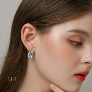 Meree Austin Knot Earring Stainless Steel Anting Wanita Tahan Karat