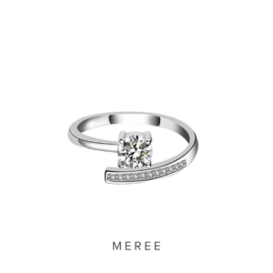 Meree – Andrea Spiral Ring Sterling Silver Cincin Wanita Anti Karat
