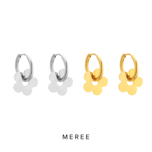 Meree – Daisy Earring Stainless Steel 18k Anting Wanita Tahan Karat