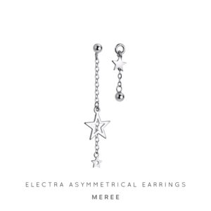 Meree Electra Star Earring Sterling Silver Anting Wanita Anti Karat