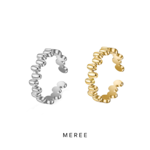 Meree – Wade Irregular Stainless Steel Ring Unisex Tahan Karat