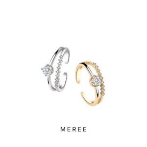 Meree – Adriana Ring Sterling Silver Cincin Wanita Anti Karat