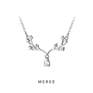 Meree – Antler Necklace Sterling Silver 925 Kalung Wanita Anti Karat