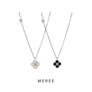 Meree – Clover Necklace Sterling Silver Kalung Wanita Anti Karat