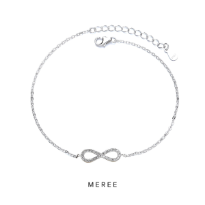 Meree – Evermore Infinity Bracelet Sterling Silver Gelang Anti Karat