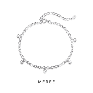 Meree – Himari Heart Bracelet Sterling Silver Gelang Anti Karat