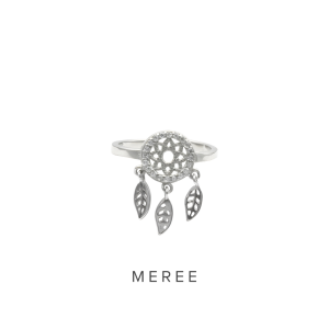 Meree – Dreamcatcher Ring Sterling Silver Cincin Wanita Anti Karat