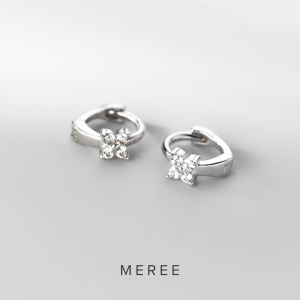 Meree – Klein Anting Huggie Fashion Wanita Sterling Silver