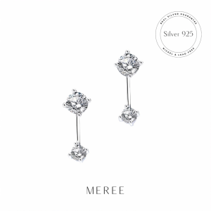 Meree Edina Earring Sterling Silver Anting Perak Wanita Anti Karat