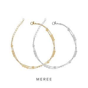 Meree – Layla Double Layer Bracelet Stainless Steel Gelang Wanita Tahan Karat