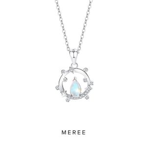 Meree – Meteor Tears Necklace Sterling Silver Kalung Anti Karat