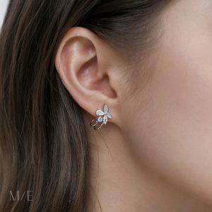 Meree Irene Earring Sterling Silver Anting Perak Wanita Anti Karat