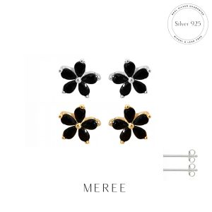 Meree – Bella Flower Earring Sterling Silver Anting Wanita Anti Karat