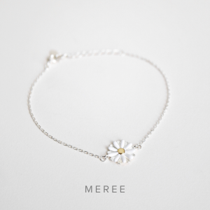 Meree Krista Bracelet Sterling Silver 925 Gelang Wanita Anti Karat