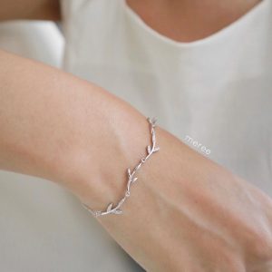 Meree – Oliver Leaf Branch Gelang Sterling Silver 925