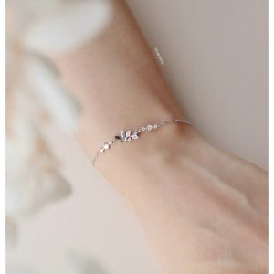 Meree – Luisa Butterfly Bracelet Sterling Silver Anti Karat