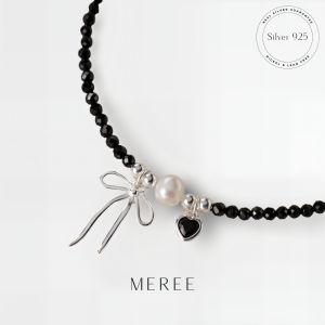 Meree – Noira Bow Bracelet Sterling Silver Gelang Perak Anti Karat