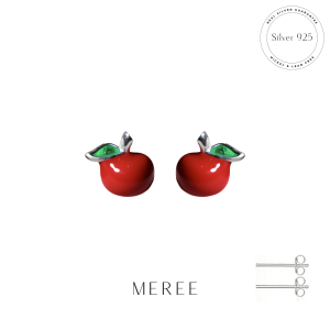 Meree – Candy Apple Earring Sterling Silver Anting Perak Wanita Anti Karat