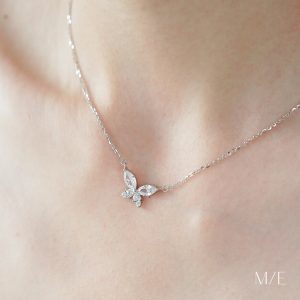 Meree – Whimsy Butterfly Necklace Sterling Silver 925 Anti Karat