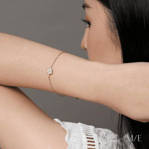 Meree – Elin Flower Bracelet Stainless Steel 18k Gelang Tahan Karat