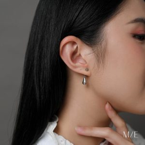 Meree – Tera Drop Earring Stainless Steel 18k Tahan Karat