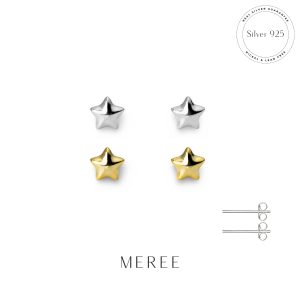 Meree – Miri Star Earring Sterling Silver 925 Anting Wanita Anti Karat