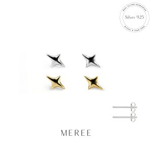 Meree – Vetra Star Earrings Sterling Silver 925 Anting Wanita Anti Karat