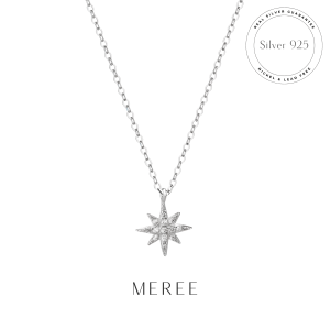 Meree – Navira Star Necklace Sterling Silver 925 Kalung Wanita Anti Karat