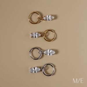 Meree – Veya Hoop Earring Stainless Steel 316 Anting Wanita Tahan Karat